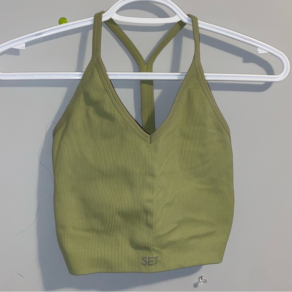 Set Active Sculptflex Ribbed V Bra Size XS - Picture 2 of 5